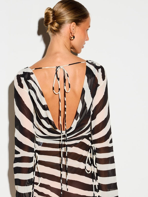 Vestido Aura Zebra