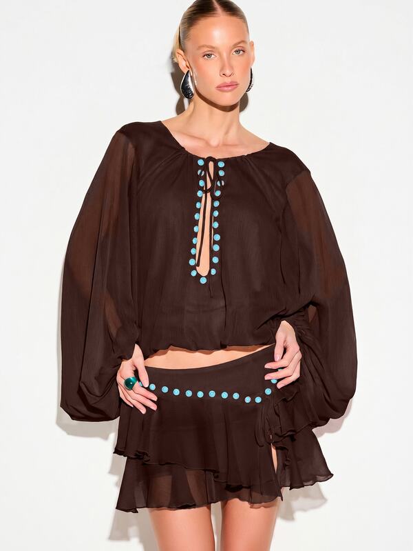 Conjunto Íris Marrom