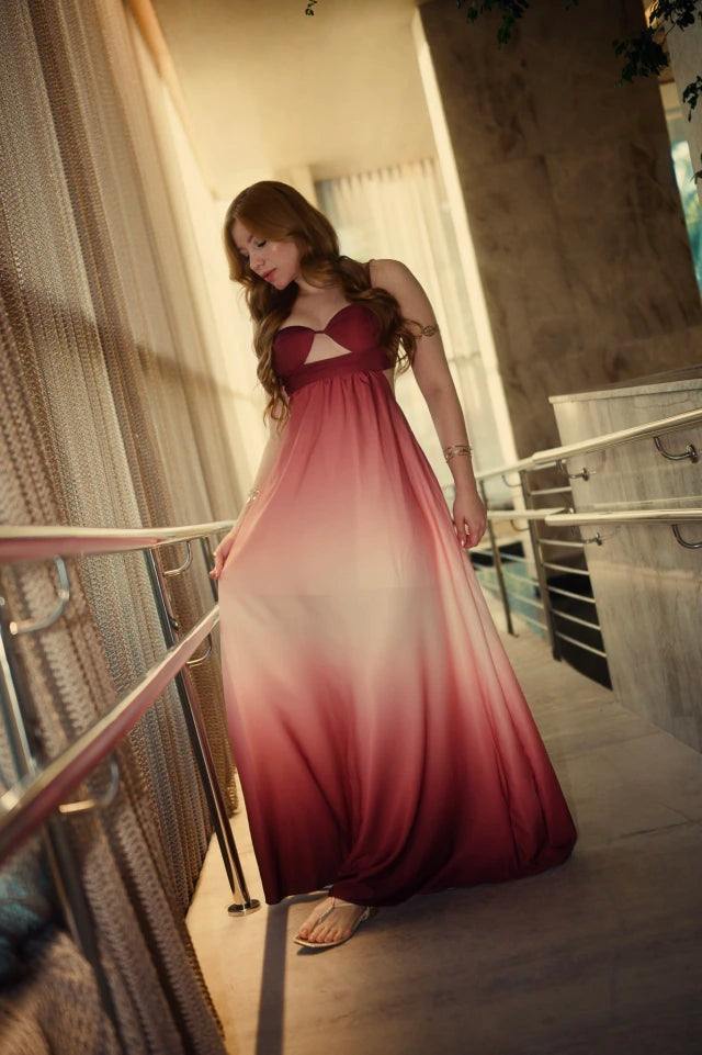 Vestido Longo Sunset
