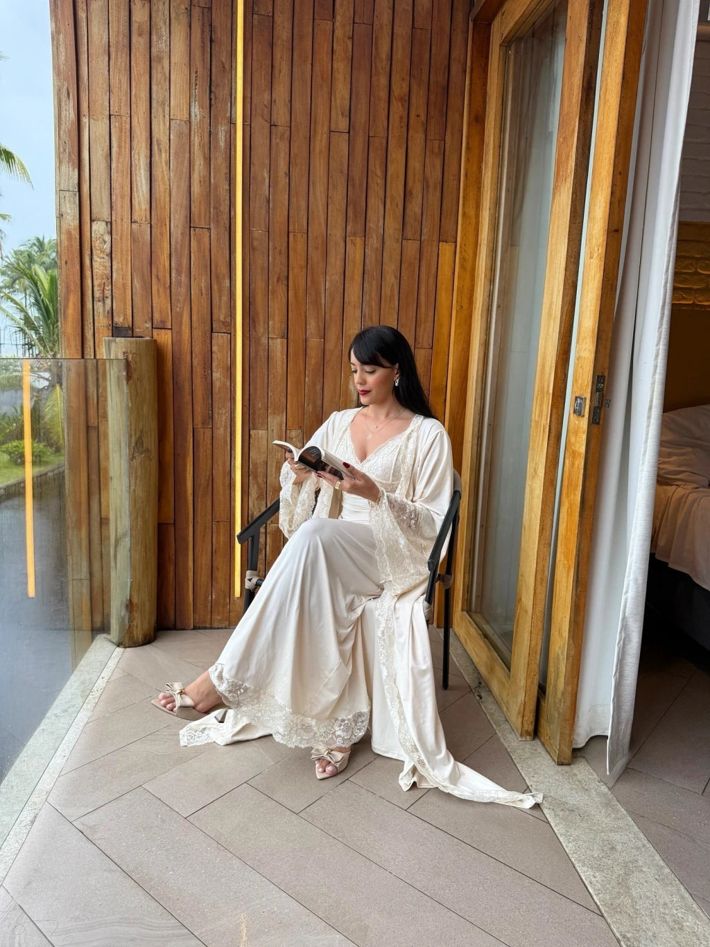 Kit Robe e Camisola Madame