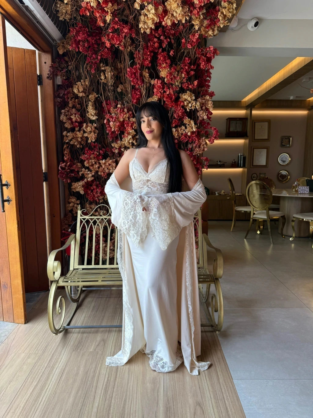 Kit Robe e Camisola Madame